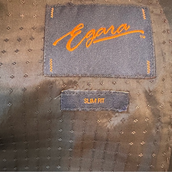 Egara Slim Fit Peak Lapel Dinner Jacket Elegant Blazer 36 Short - Picture 5 of 6